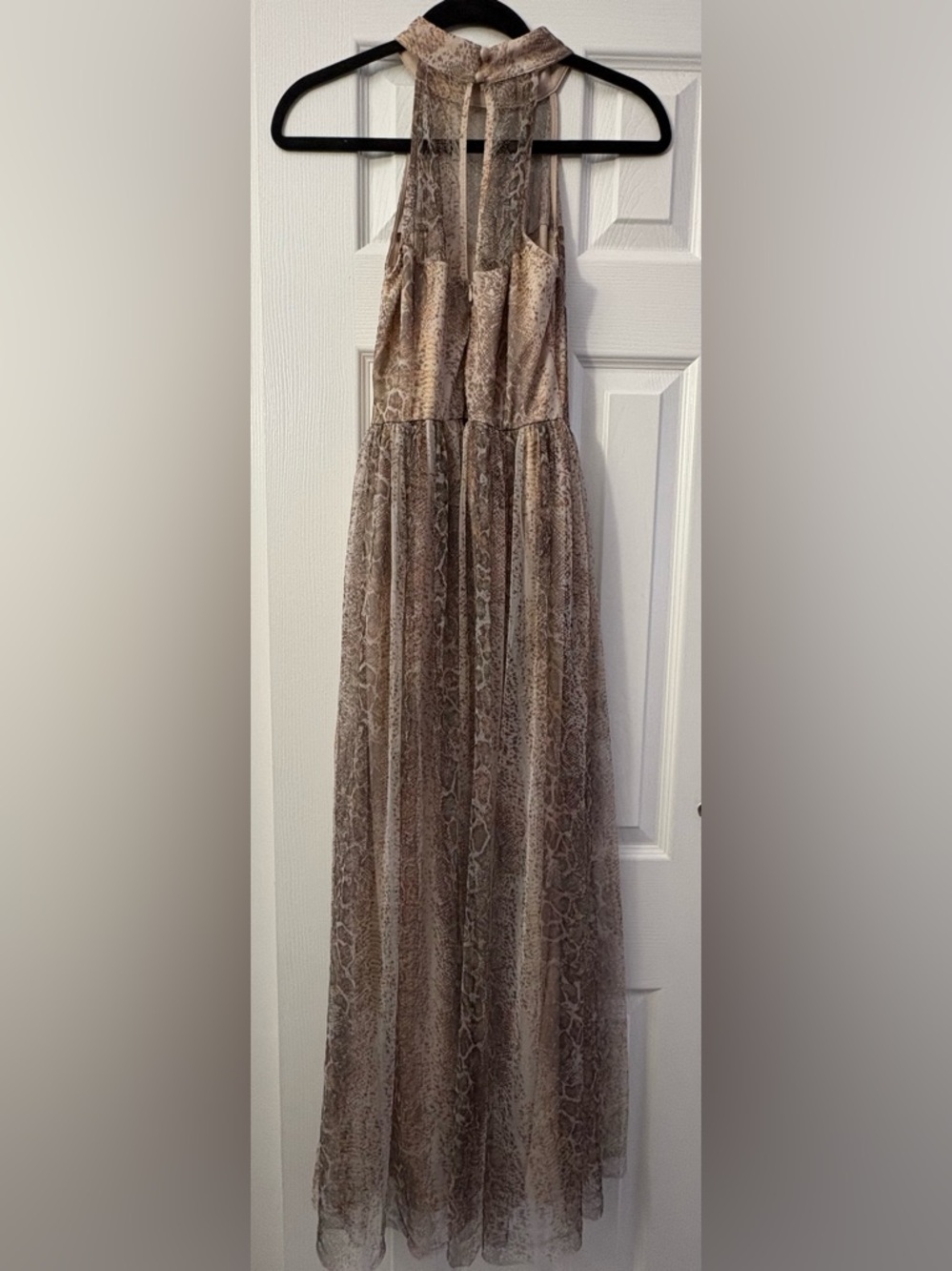 Candalite Snake-Print Maxi Dress Size Small (seems to run big - check listing) - Picture 6 of 12